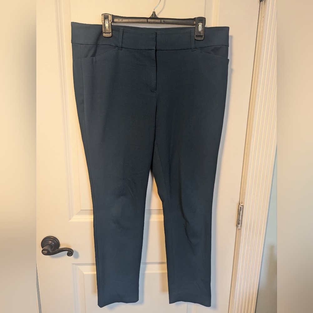 🔥NWT🔥 Size 12 LOFT Turquoise Women's Skinny Ankle Dress Pants